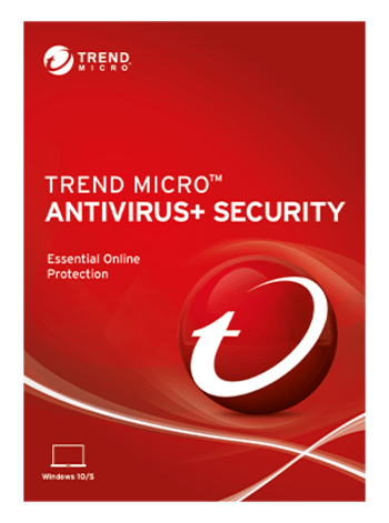 TREND MICRO ANTIVIRUS+ SECURITY (1 YEAR / 3 DEVICES) - OFFICIAL WEBSITE - MULTILANGUAGE - WORLDWIDE - PC - Libelula Vesela - Software