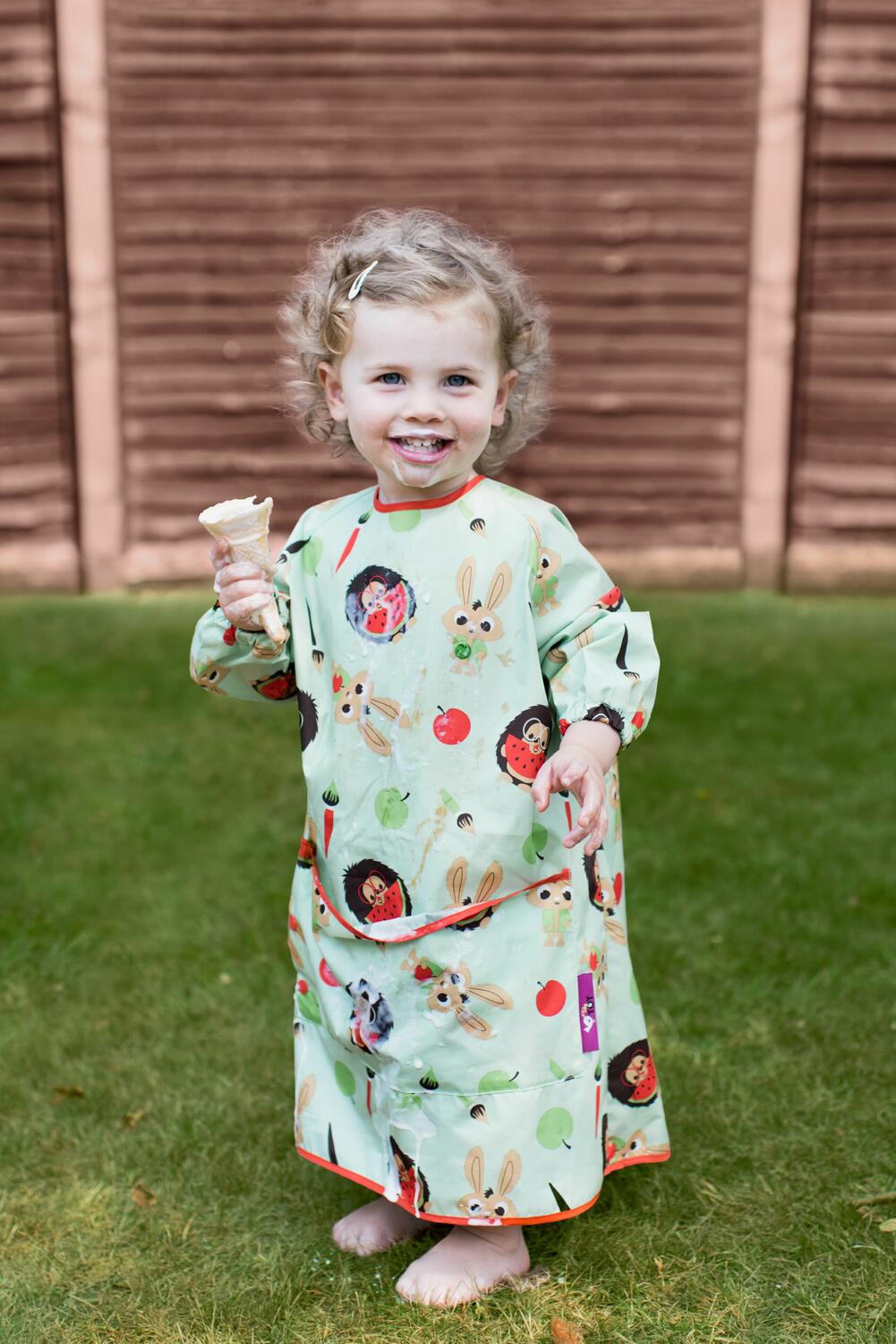 BAVETA LUNGA CU BUZUNAR - ANIMALUTE DIN PADURE - TIDY TOT (LLBPG) - Libelula Vesela - Puericultura