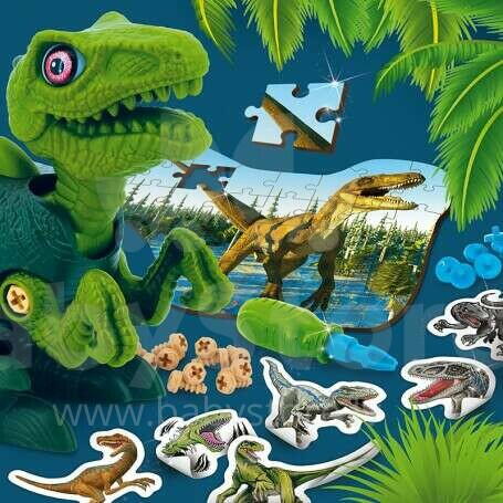 EXPERIMENTELE MICULUI GENIU - SET STEM VELOCIRAPTOR - LISCIANI (L92413) - Libelula Vesela - Jucarii