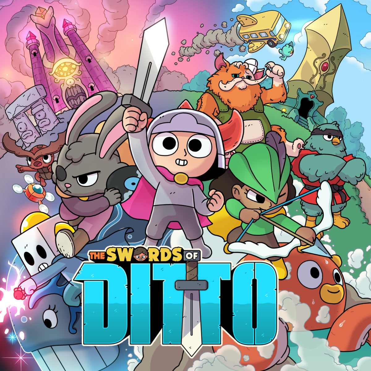 THE SWORDS OF DITTO - STEAM - MULTILANGUAGE - WORLDWIDE - PC - Libelula Vesela - Jocuri video