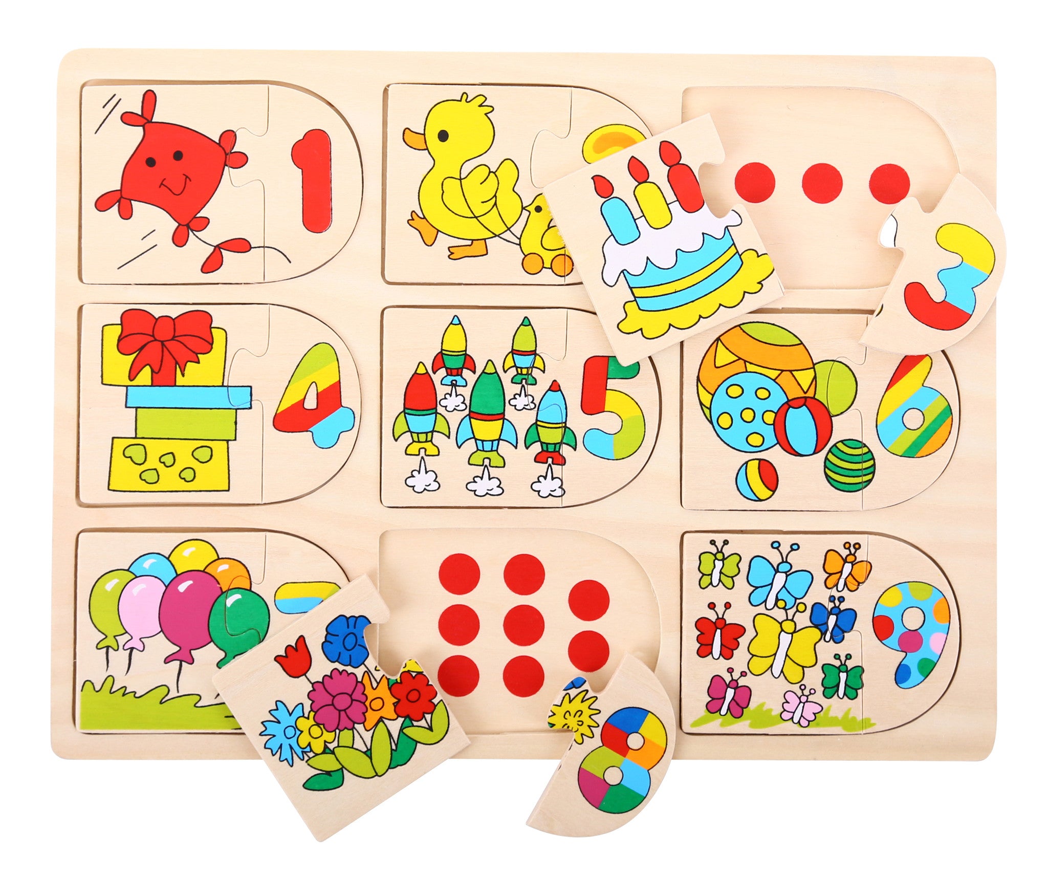 PUZZLE - POTRIVESTE-MA LA LOCUL MEU (BJ535) - Libelula Vesela - Jucarii