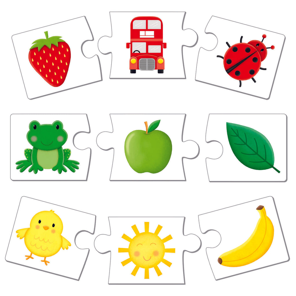 SET DE 6 PUZZLE-URI - LUMEA CULORILOR - GALT (1005281) - Libelula Vesela - Jucarii