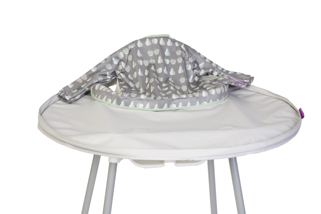 KIT HRANIRE - BAVETA SI TAVA (FRUCTE VESELE) - TIDY TOT (SKU104) Libelula Vesela Puericultura