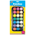 SET 21 ACUARELE CU PENSULA (A3312L) - Libelula Vesela - Jucarii