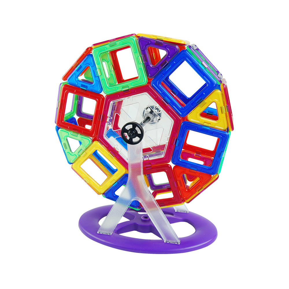 JOC DE CONSTRUCTIE MAGNETIC - 118 PIESE - MAGPLAYER (MPT-118) - Libelula Vesela - Jucarii