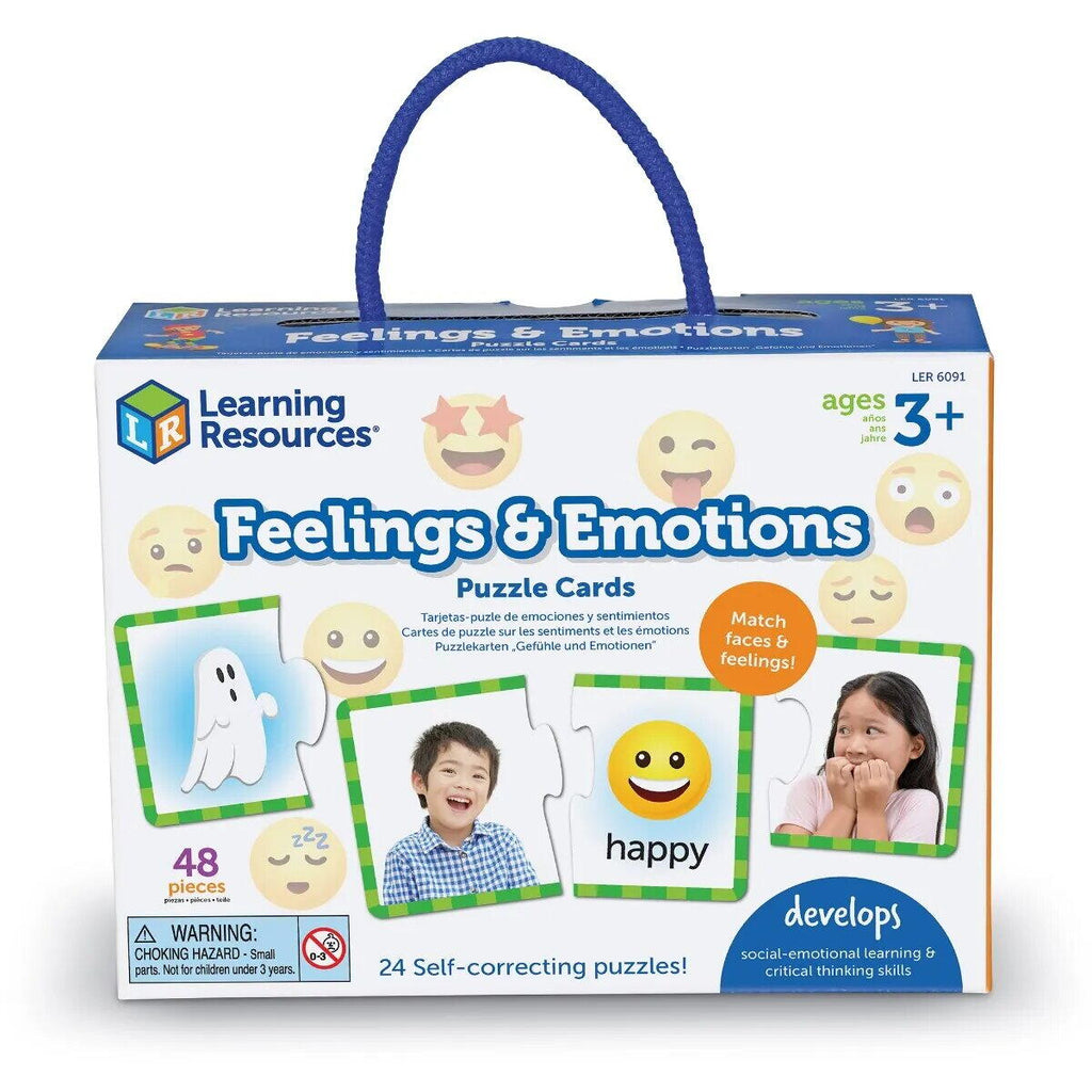 PUZZLE DUO - EMOTII SI SENTIMENTE - LEARNING RESOURCES (LER6091) - Libelula Vesela - Jucarii