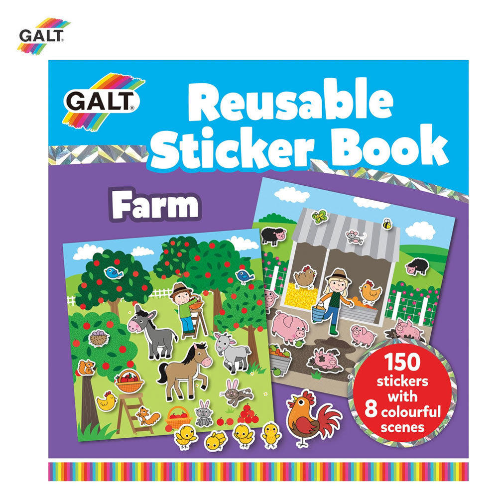 CARTEA MEA CU STICKERE - FERMA - GALT (1005104) - Libelula Vesela - Jucarii