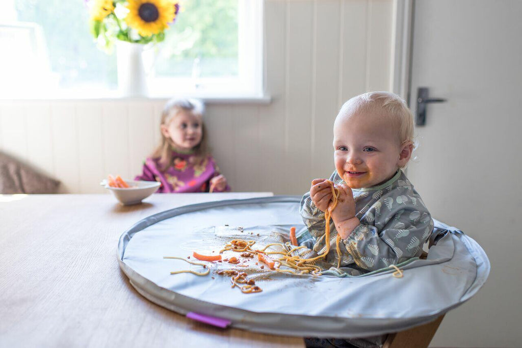 KIT HRANIRE - BAVETA SI TAVA (MORCOVEI JUCAUSI) - TIDY TOT (BTK21SG) - Libelula Vesela - Puericultura