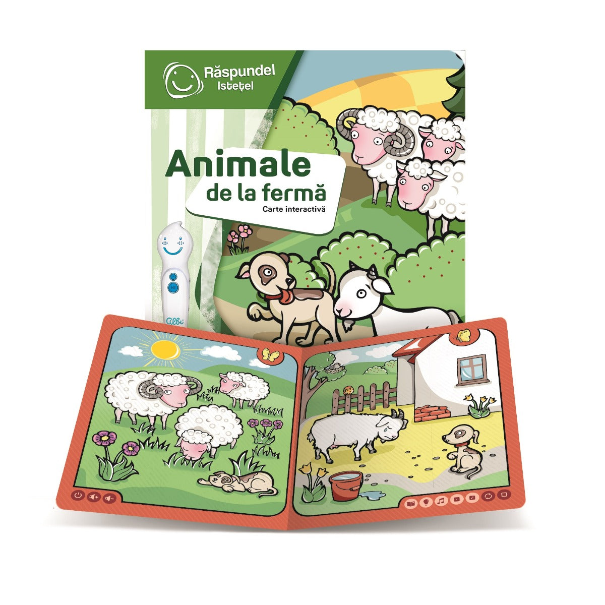 RASPUNDEL ISTETEL, CARTE ANIMALE DE LA FERMA - ALBI (63361) - Libelula Vesela - Jucarii