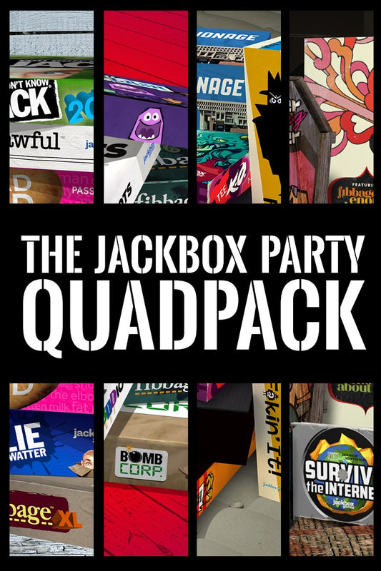 THE JACKBOX PARTY QUADPACK - STEAM - WORLDWIDE - MULTILANGUAGE - PC - Libelula Vesela - Jocuri video