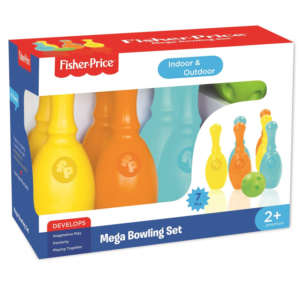 MEGA SET DE BOWLING - FISHER PRICE (FP1825) - Libelula Vesela - Jucarii