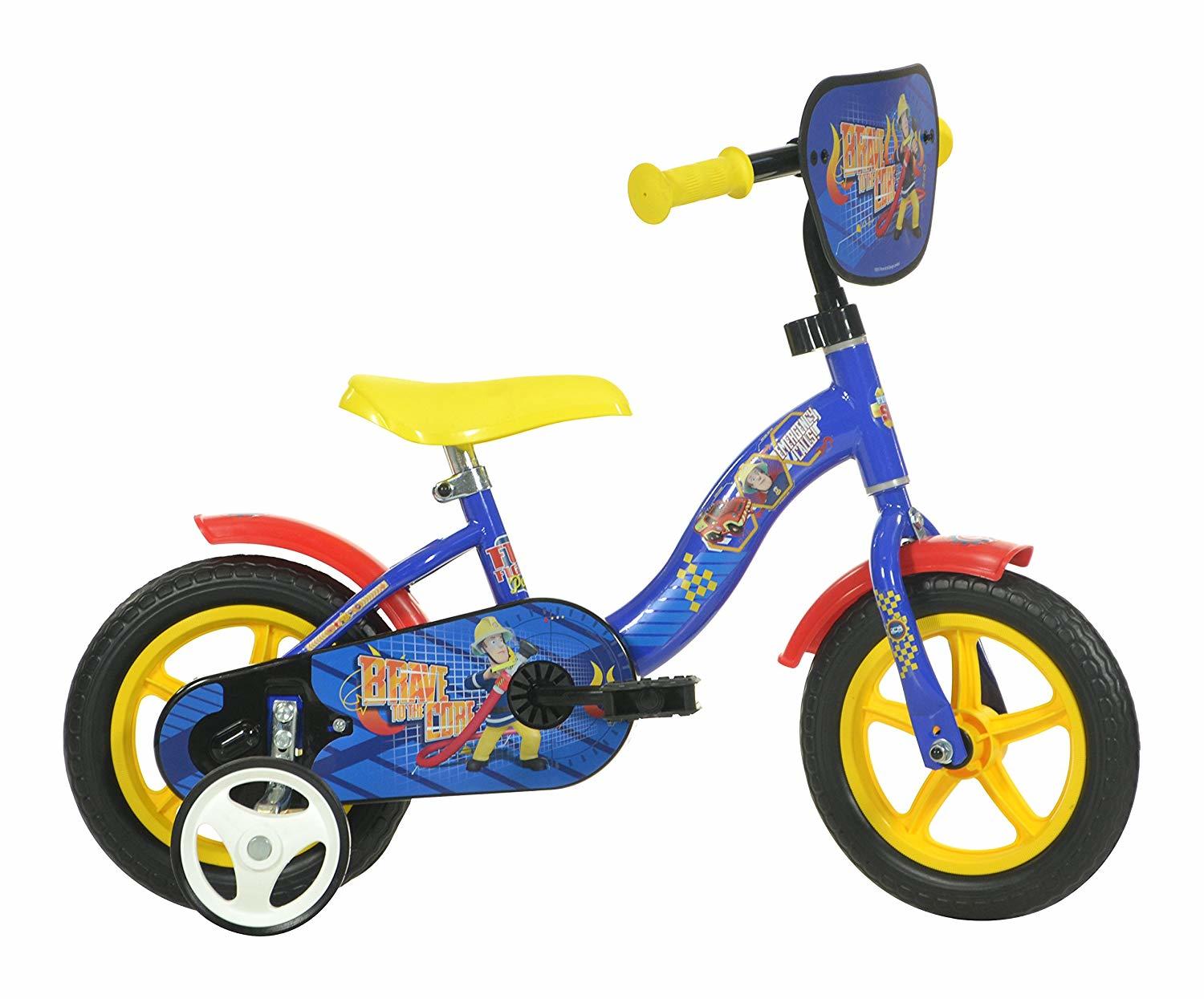 BICICLETA COPII 10'' - POMPIERUL SAM - DINO BIKES (108L-SIP) - Libelula Vesela - Jucarii