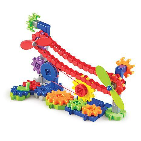 SET DE CONSTRUCTIE GEARS! - UTILAJE IN MISCARE - LEARNING RESOURCES (LER9227) - Libelula Vesela - Jucarii