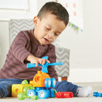 HAI SA CONSTRUIM - 1, 2, 3  ROBOTEL COLORAT - LEARNING RESOURCES (LER2869) - Libelula Vesela - Jucarii