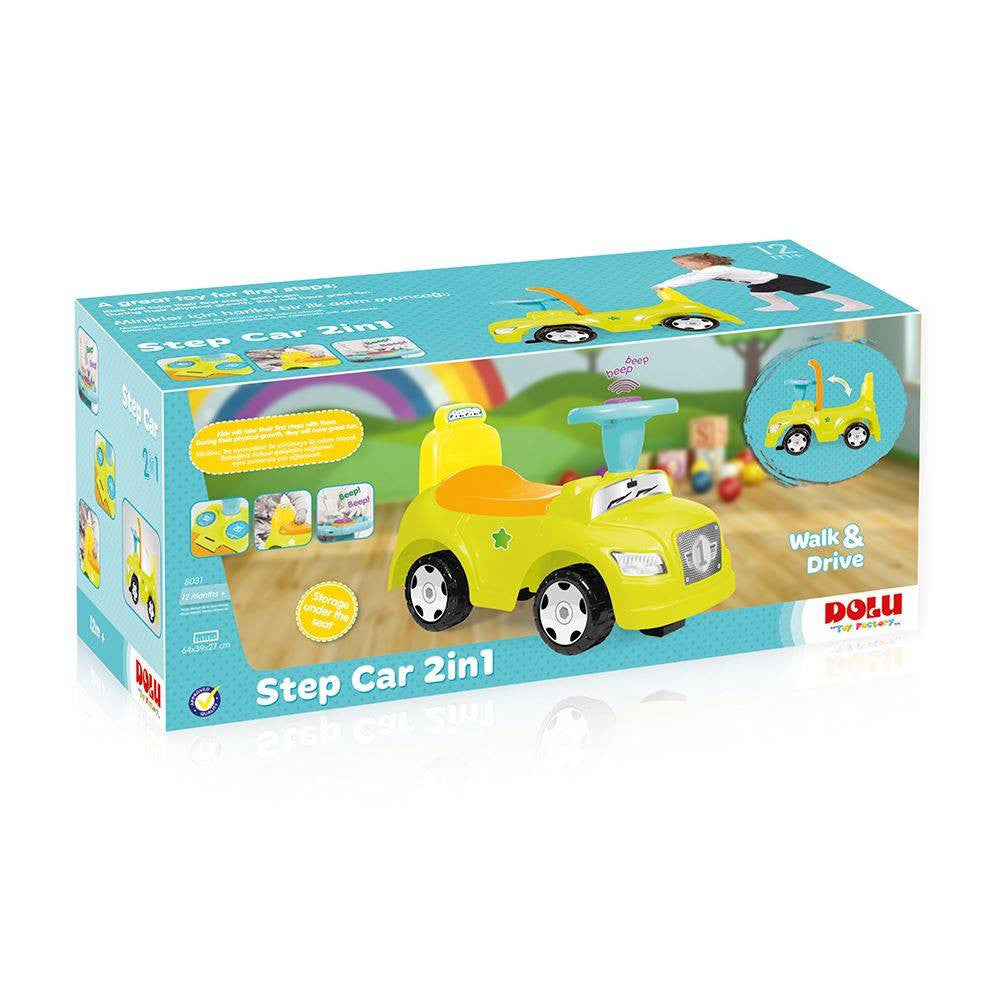 MASINUTA 2 IN 1 - STEP CAR - DOLU (D8031) - Libelula Vesela - Jucarii