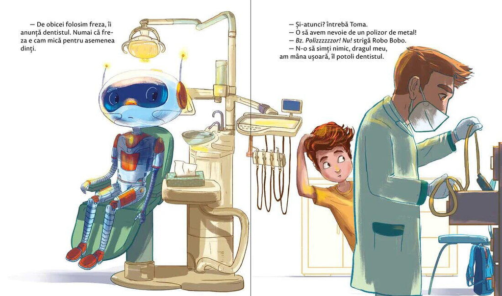 ROBO BOBO MERGE LA DENTIST - UNIVERS (9789733414421) - Libelula Vesela - Carti