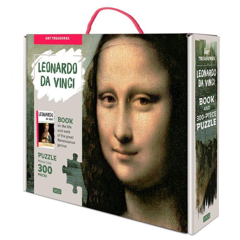 PUZZLE MONA LISA (300 PIESE+CARTE) - SASSI (978-88-303-0112-2) - Libelula Vesela - Carti
