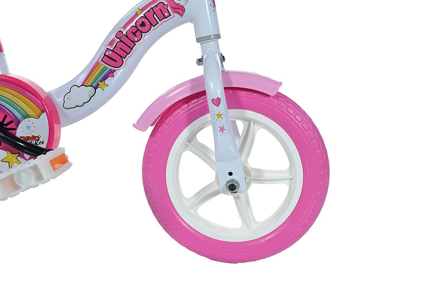 BICICLETA COPII 10'' - UNICORN - DINO BIKES (108L-UN) Libelula Vesela Jucarii