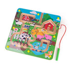 PUZZLE LABIRINT - FERMA - BIGJIGS TOYS (34010) - Libelula Vesela - Jucarii