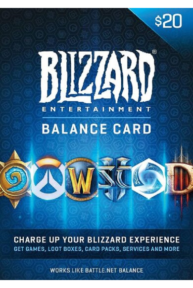 BATTLE.NET 20 EUR GIFT CARD - BATTLE.NET - PC - EU - Libelula Vesela - Jocuri video