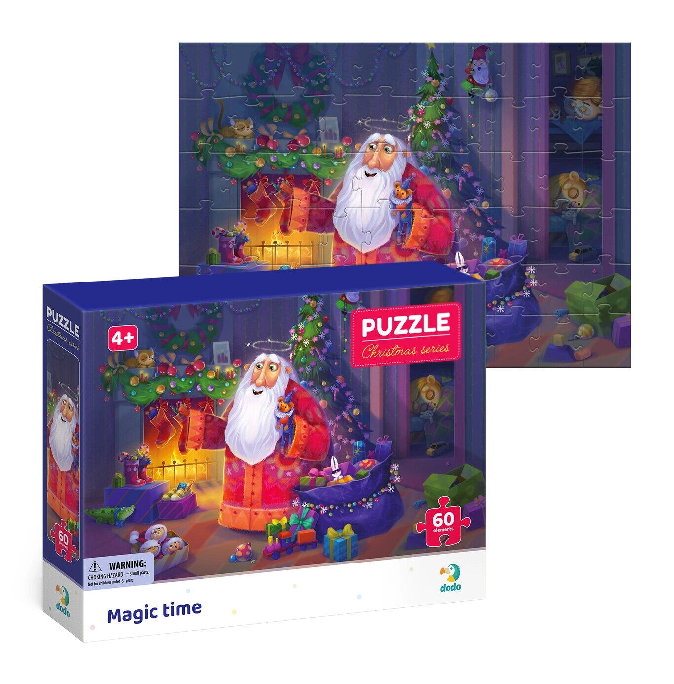 PUZZLE - MAGIA CRACIUNULUI (60 PIESE) - DODO (DO300577) - Libelula Vesela - Jucarii