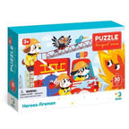 PUZZLE - EROII POMPIERI (30 PIESE) - DODO (DO300372) - Libelula Vesela - Jucarii