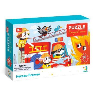 PUZZLE - EROII POMPIERI (30 PIESE) - DODO (DO300372) - Libelula Vesela - Jucarii