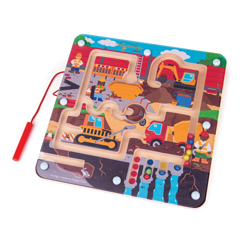 PUZZLE LABIRINT - PE SANTIER - BIGJIGS TOYS (34009) - Libelula Vesela - Jucarii