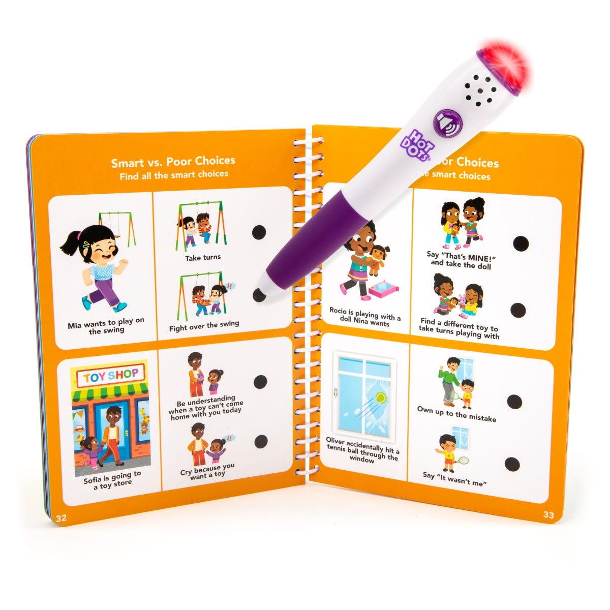 SET HOT DOTS®  - EMOTII & PRIETENII - EDUCATIONAL INSIGHTS (EI-2540) - Libelula Vesela - Jucarii