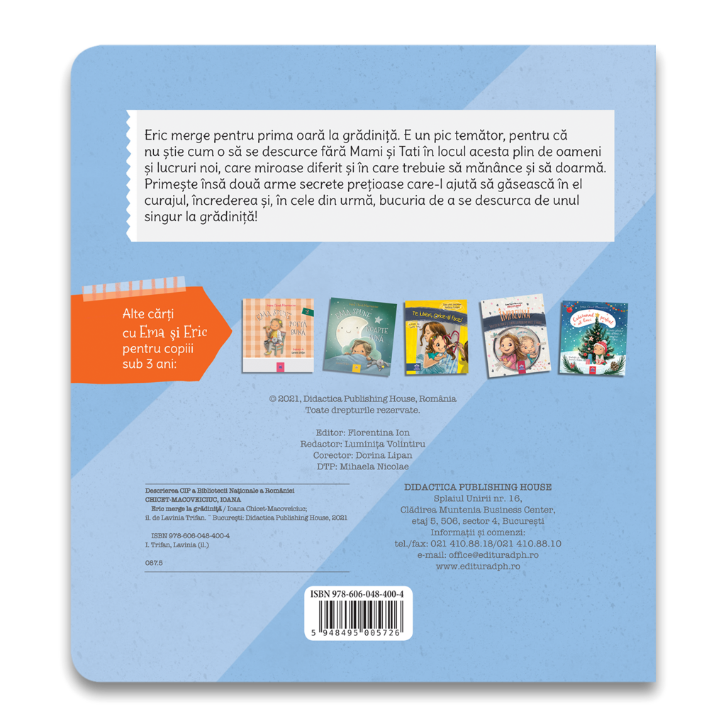 ERIC MERGE LA GRADINITA - DPH (978-606-048-400-4) - Libelula Vesela - Carti
