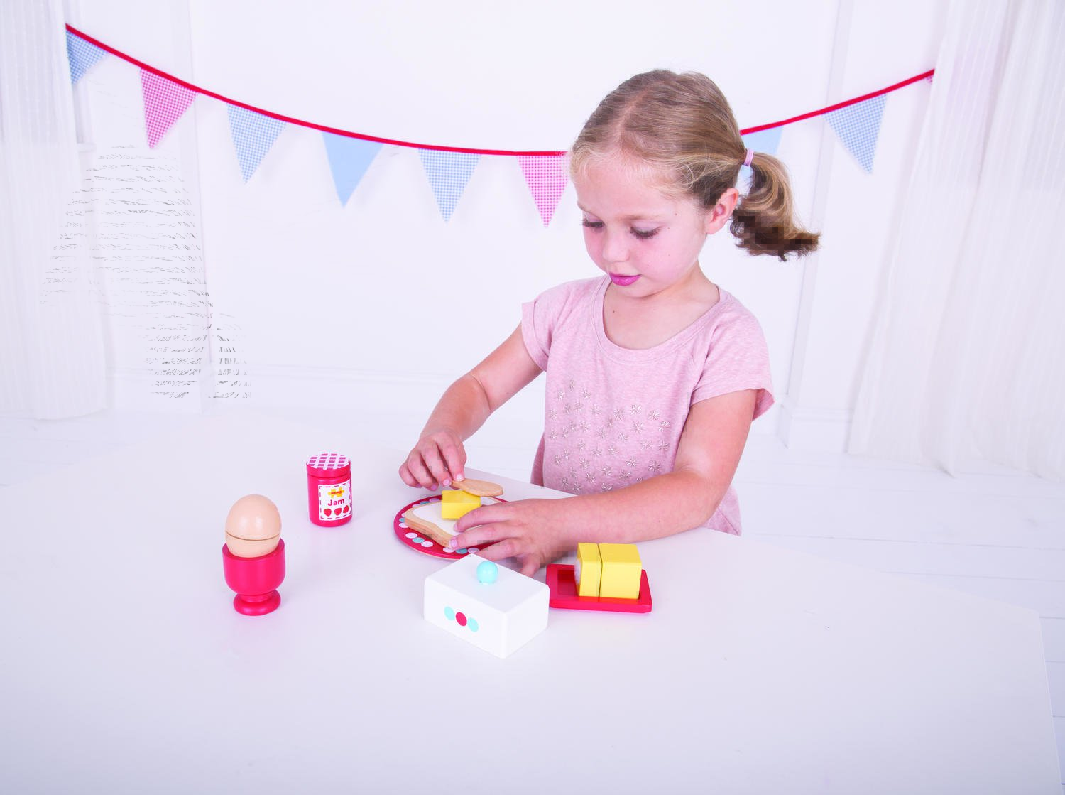 SET MIC DEJUN DIN LEMN - BIGJIGS (BJ615) - Libelula Vesela - Jucarii