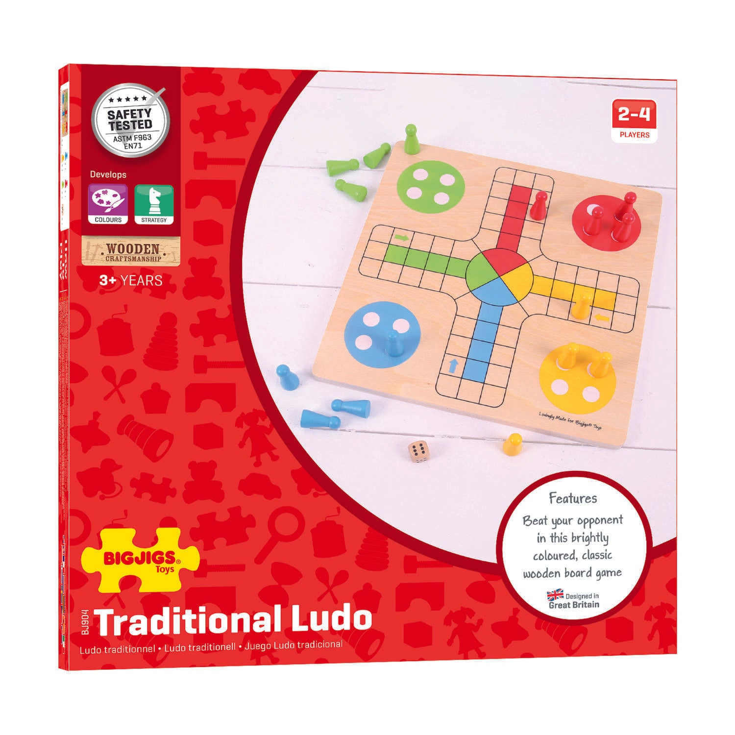 JOC CLASIC DIN LEMN - NU TE SUPARA FRATE - BIGJIGS (BJ904) - Libelula Vesela - Jucarii