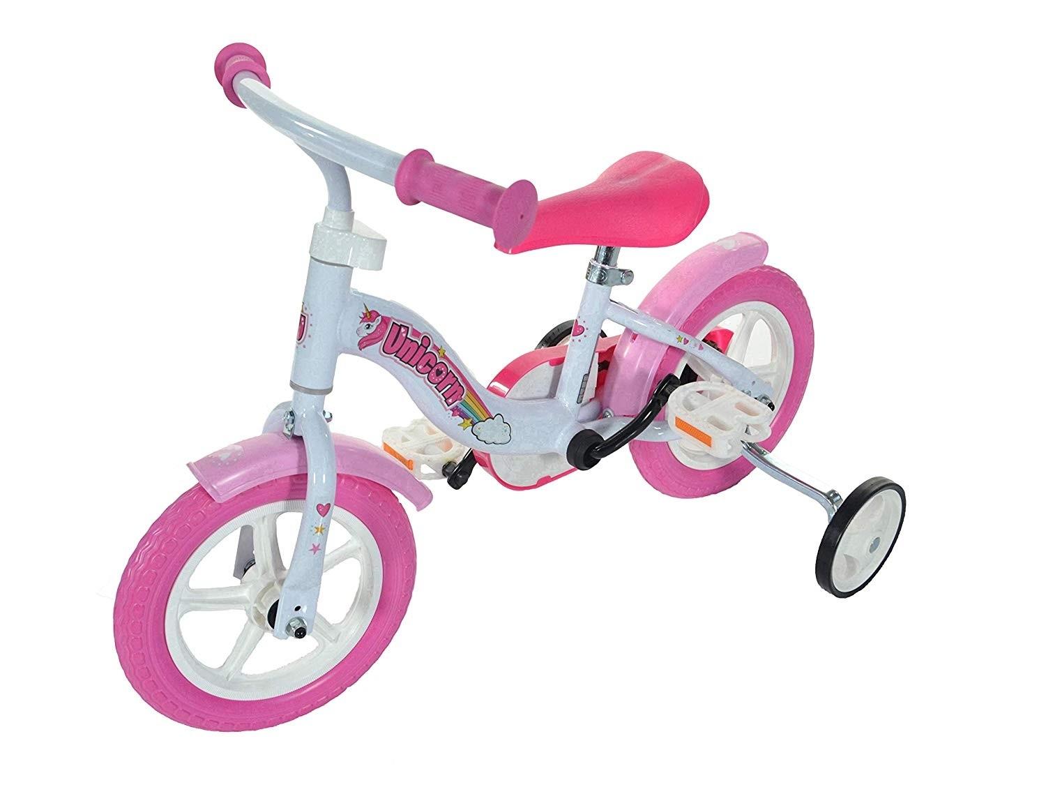 BICICLETA COPII 10'' - UNICORN - DINO BIKES (108L-UN) - Libelula Vesela - Jucarii