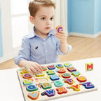 PUZZLE DIN LEMN - LITERE SI ANIMALUTE - TOPBRIGHT (120324) - Libelula Vesela - Jucarii