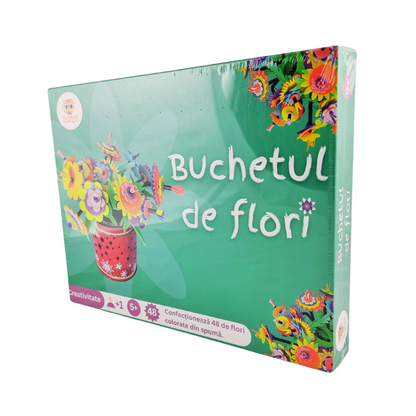 SET DE CREATIE - BUCHETUL DE FLORI - BUFNITEL (BUF004) - Libelula Vesela - Jucarii