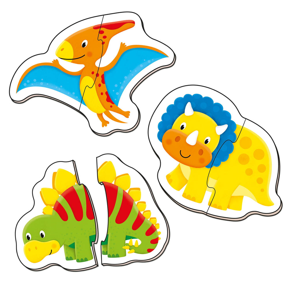 BABY PUZZLE: DINOZAURI (2 PIESE) - GALT (1005455) - Libelula Vesela - Jucarii