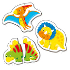 BABY PUZZLE: DINOZAURI (2 PIESE) - GALT (1005455) - Libelula Vesela - Jucarii