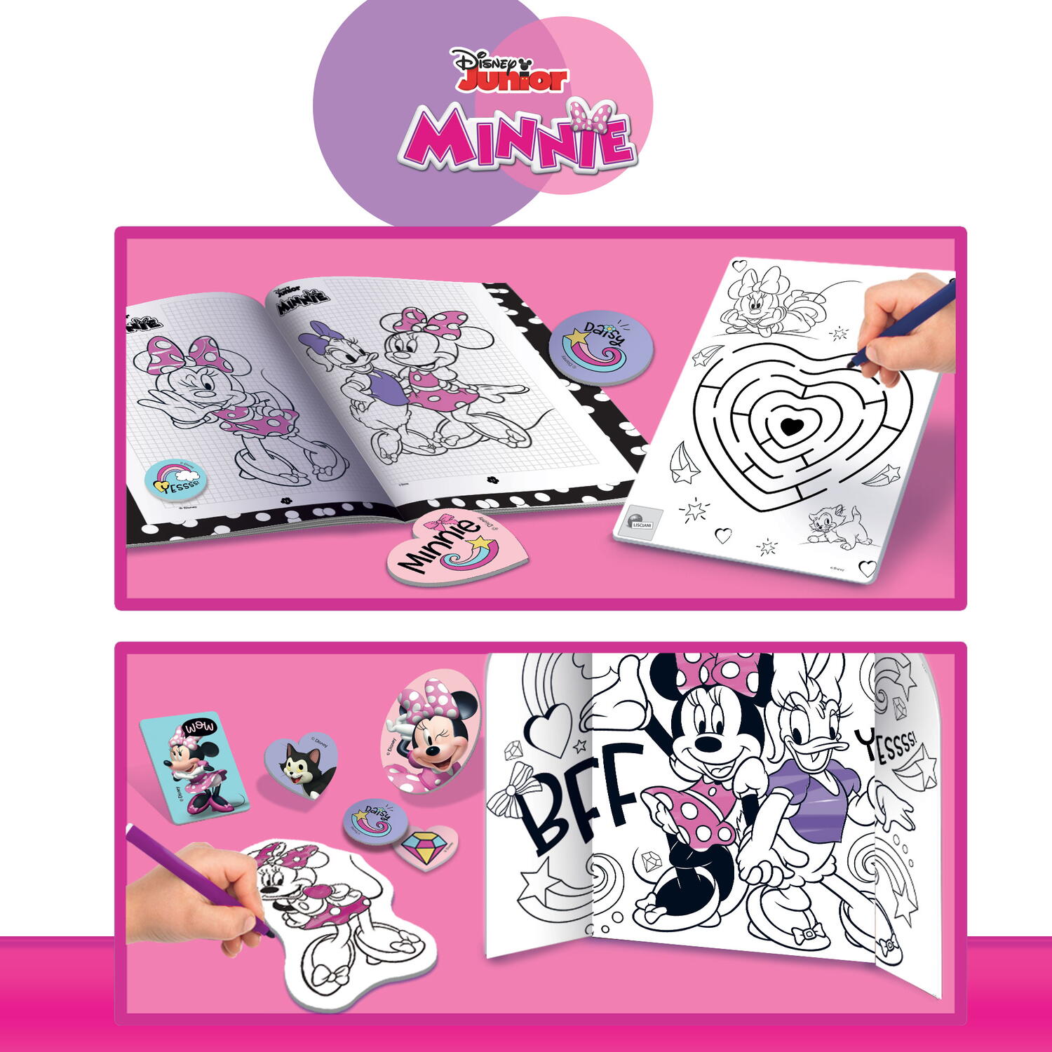 KIT DE CREATIE CU GHIOZDANEL - MINNIE - LISCIANI (L92932) - Libelula Vesela - Jucarii