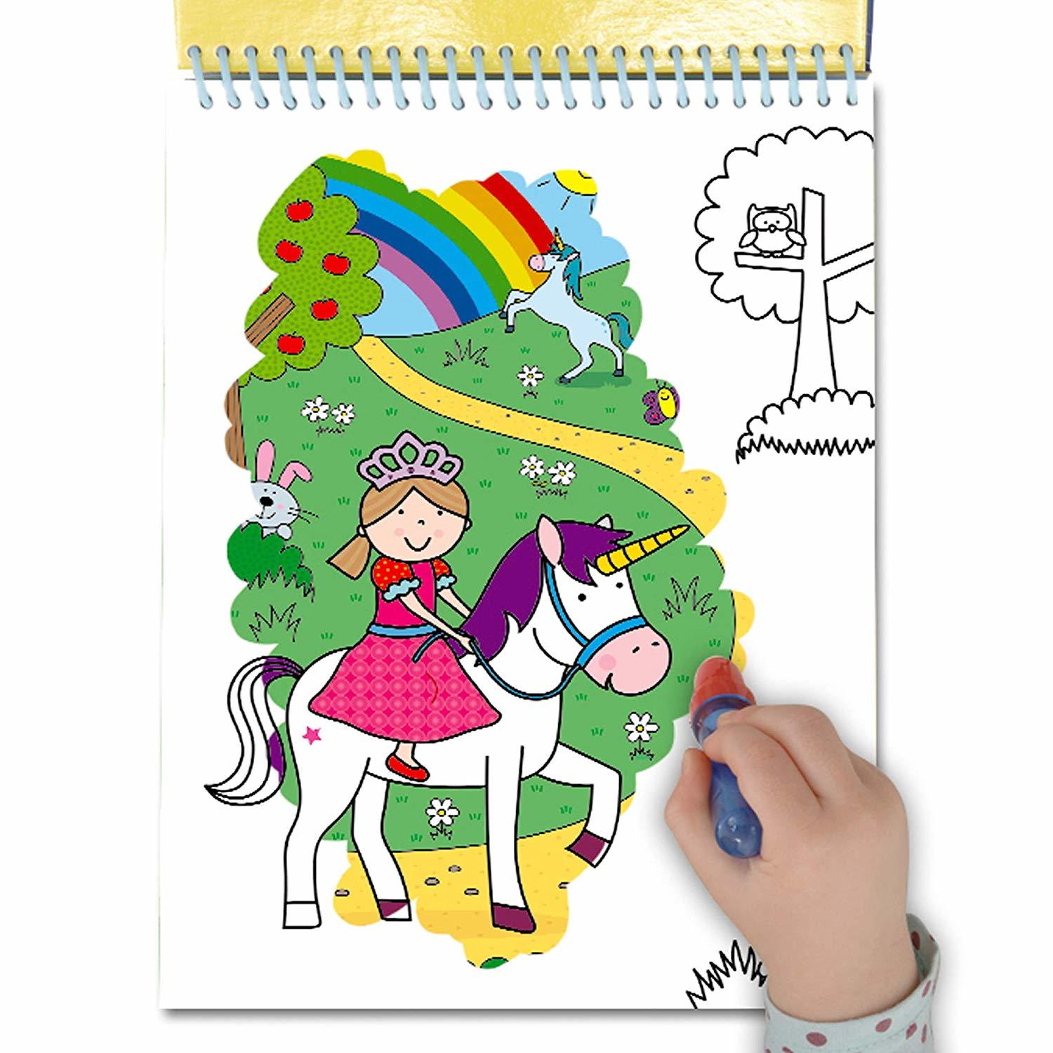 WATER MAGIC: CARTE DE COLORAT UNICORNI - GALT (1005152) - Libelula Vesela - Carti