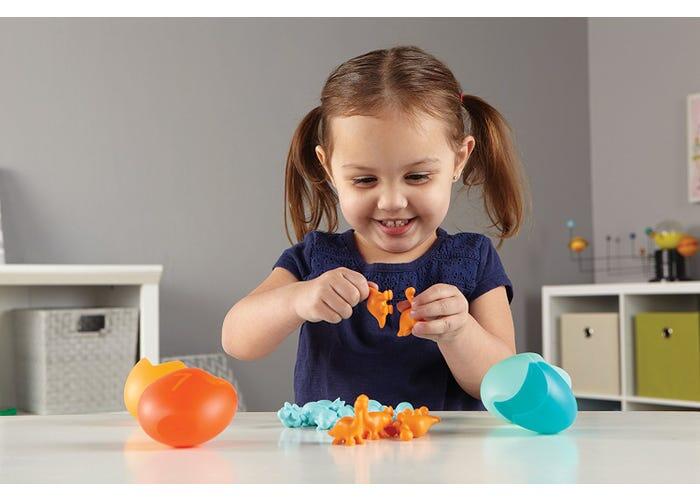 SET PENTRU SORTAT SI NUMARAT - DINOZAURI COLORATI - LEARNING RESOURCES (LER1768) - Libelula Vesela - Jucarii