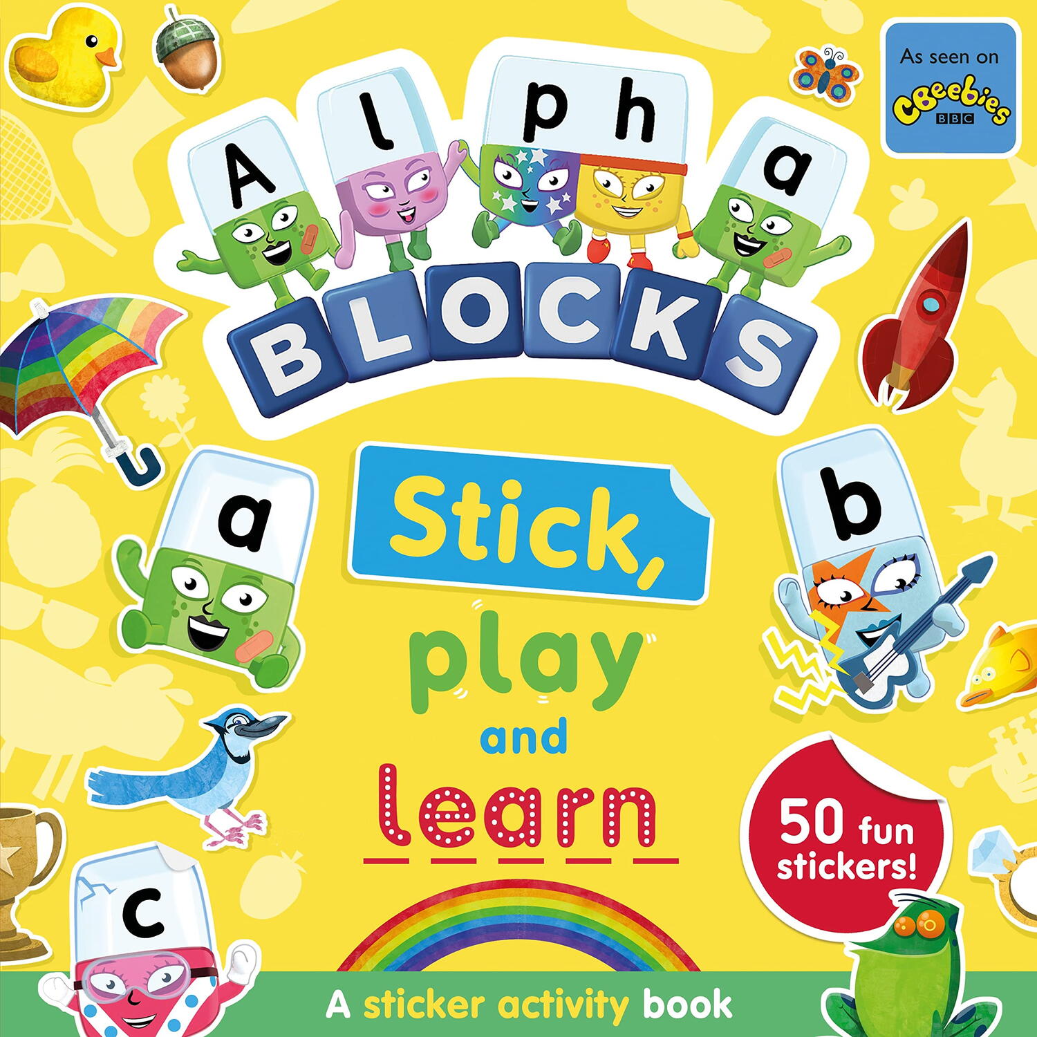 CARTICICA CU ACTIVITATI ALPHABLOCKS - LIPESC, MA JOC & INVAT - ALPHABLOCKS (9781802630732) - Libelula Vesela - Carti