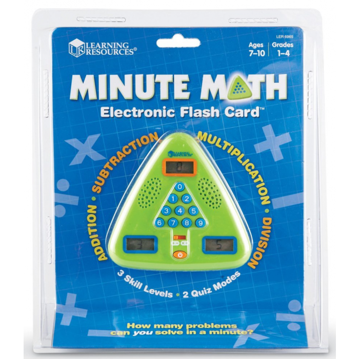 JOC ELECTRONIC MINUTE MATH - LEARNING RESOURCES (LER6965) - Libelula Vesela - Jucarii