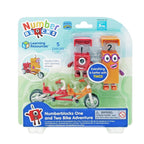 SET FIGURINE NUMBERBLOCKS - AVENTURI PE BICICLETA CU UNU & DOI - HAND2MIND (HM95354-UK) - Libelula Vesela - Jucarii