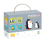 DUO PUZZLE - MAMA SI PUIUL (2 PIESE) - DODO (DO300150) - Libelula Vesela - Jucarii
