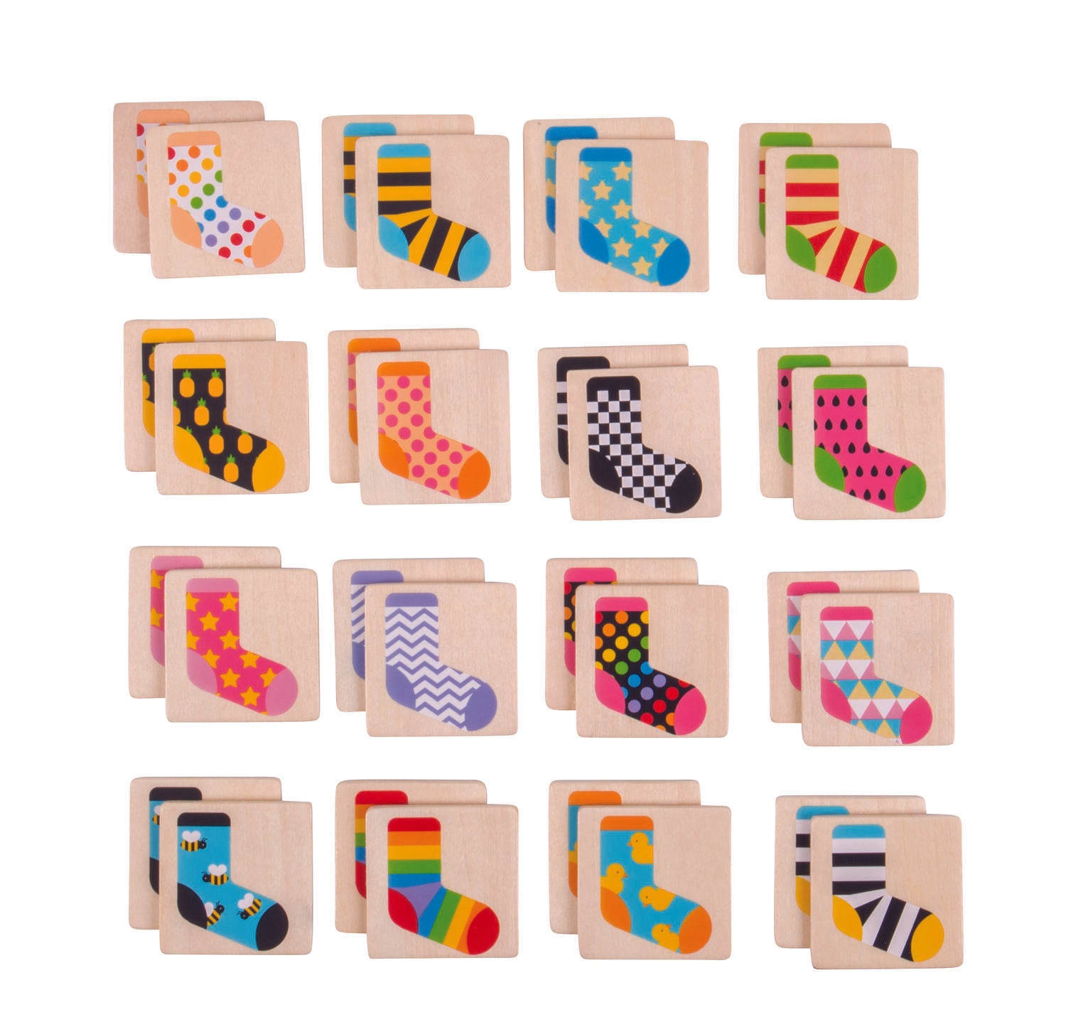 JOC DE MEMORIE - CIORAPEII MEI - BIGJIGS (BJ905) - Libelula Vesela - Jucarii