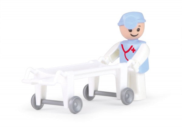 CAMION AMBULANTA TRUXX CU FIGURINA SI ACCESORII - LENA (LE04456) - Libelula Vesela - Jucarii