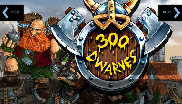 300 DWARVES - PC - STEAM - MULTILANGUAGE - WORLDWIDE - Libelula Vesela - Jocuri video