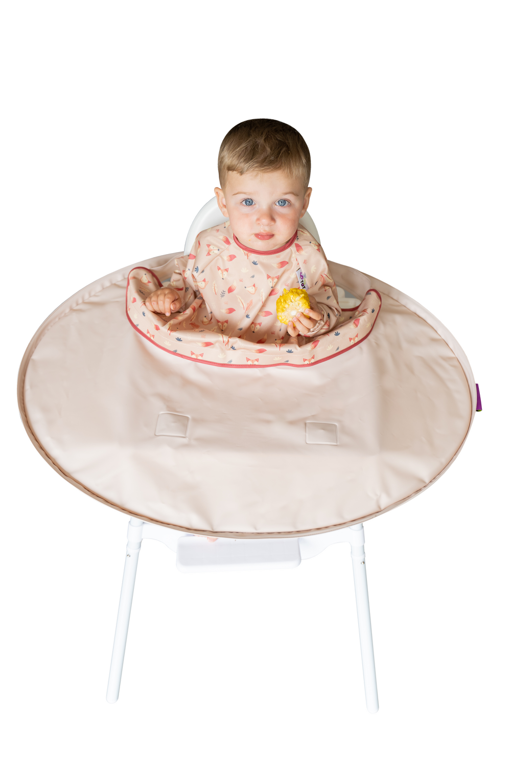 KIT HRANIRE - BAVETA SI TAVA (VULPITE) - TIDY TOT (BTK23SD) - Libelula Vesela - Puericultura