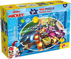 PUZZLE DE COLORAT - MICKEY IN CURSA (24 PIESE) - LISCIANI (L74099) - Libelula Vesela - Jucarii