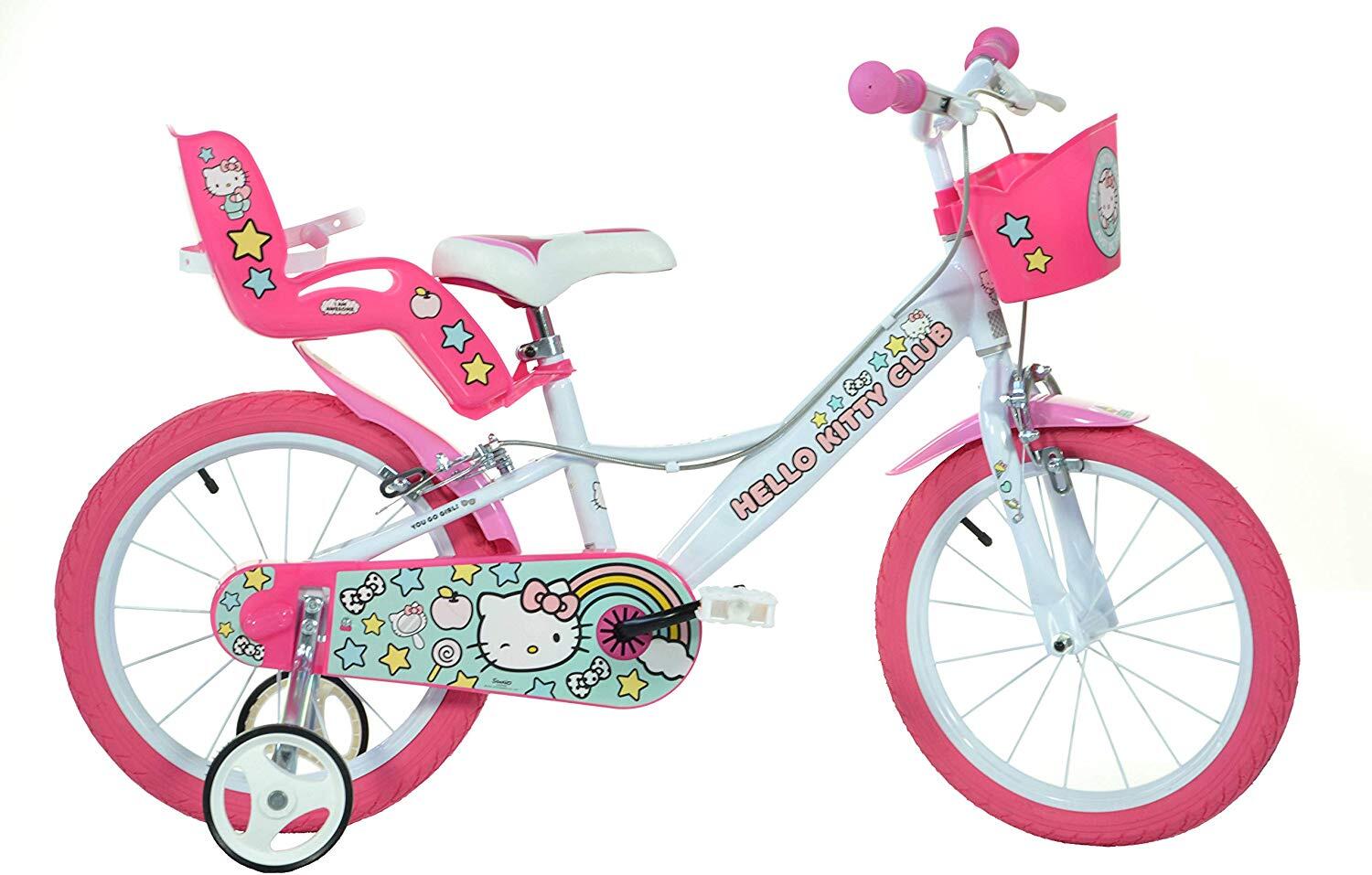 BICICLETA COPII 16'' HELLO KITTY - DINO BIKES (164R-HK2) - Libelula Vesela - Jucarii